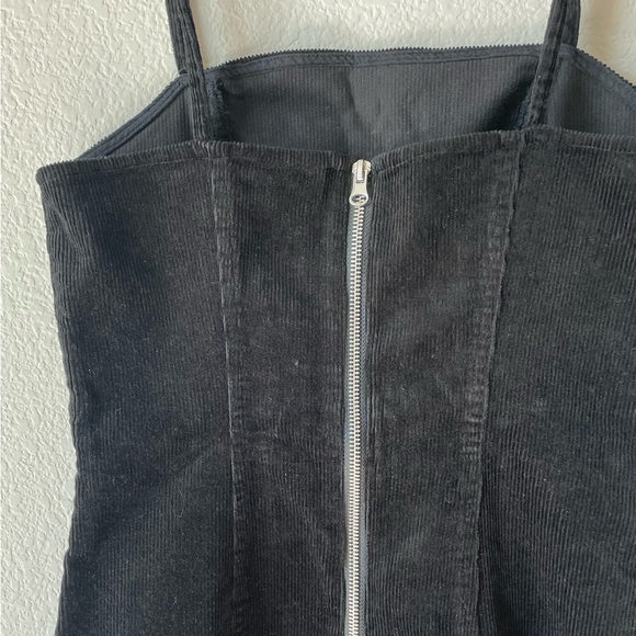 DIVIDED by H&M Corduroy Black Mini Dress Size Small, NWT - Picture 5 of 9